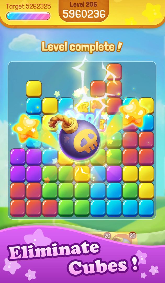 Screenshot of Pop Cubes