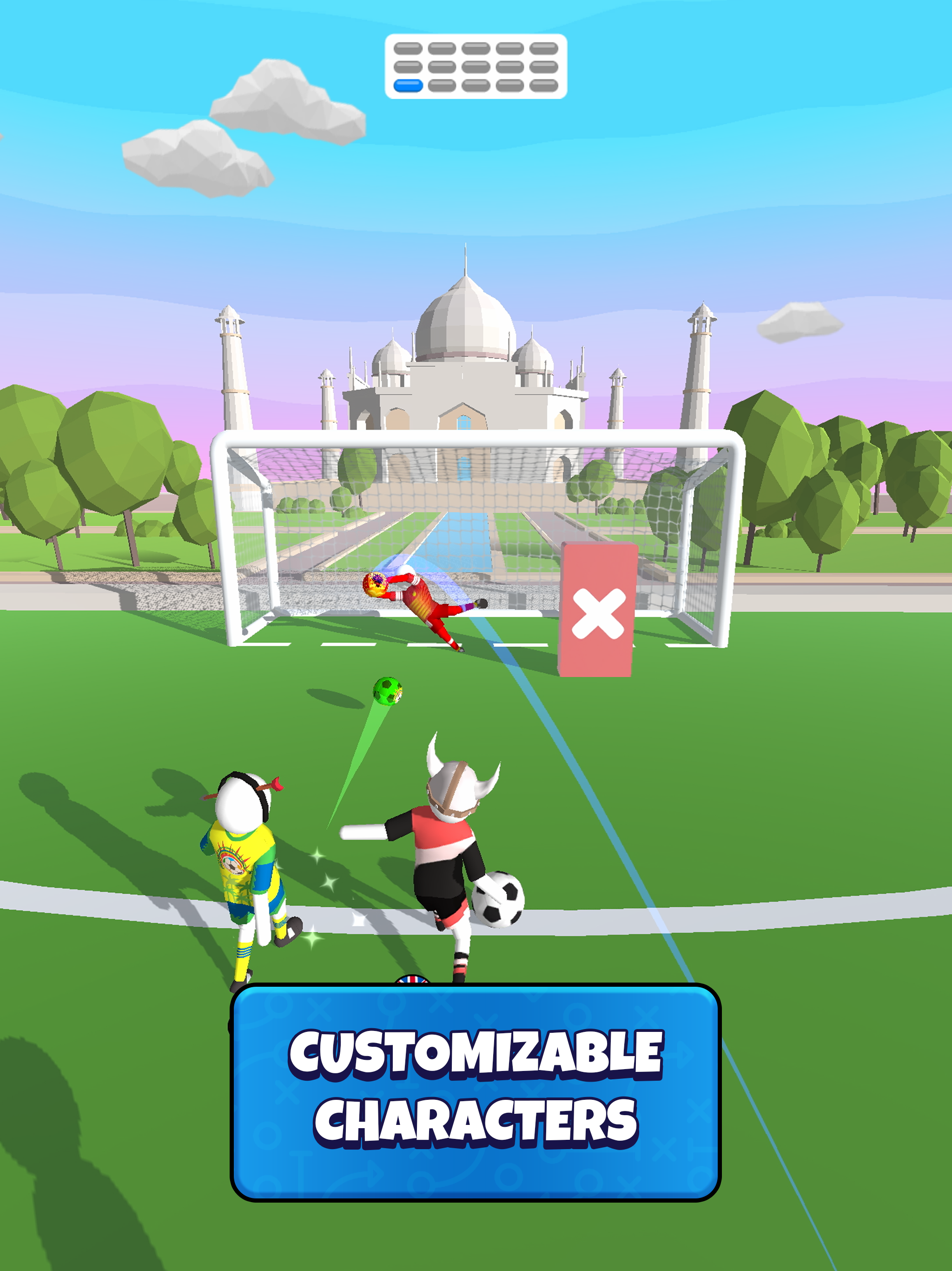 Goal Party - Soccer Freekick Game Screenshot