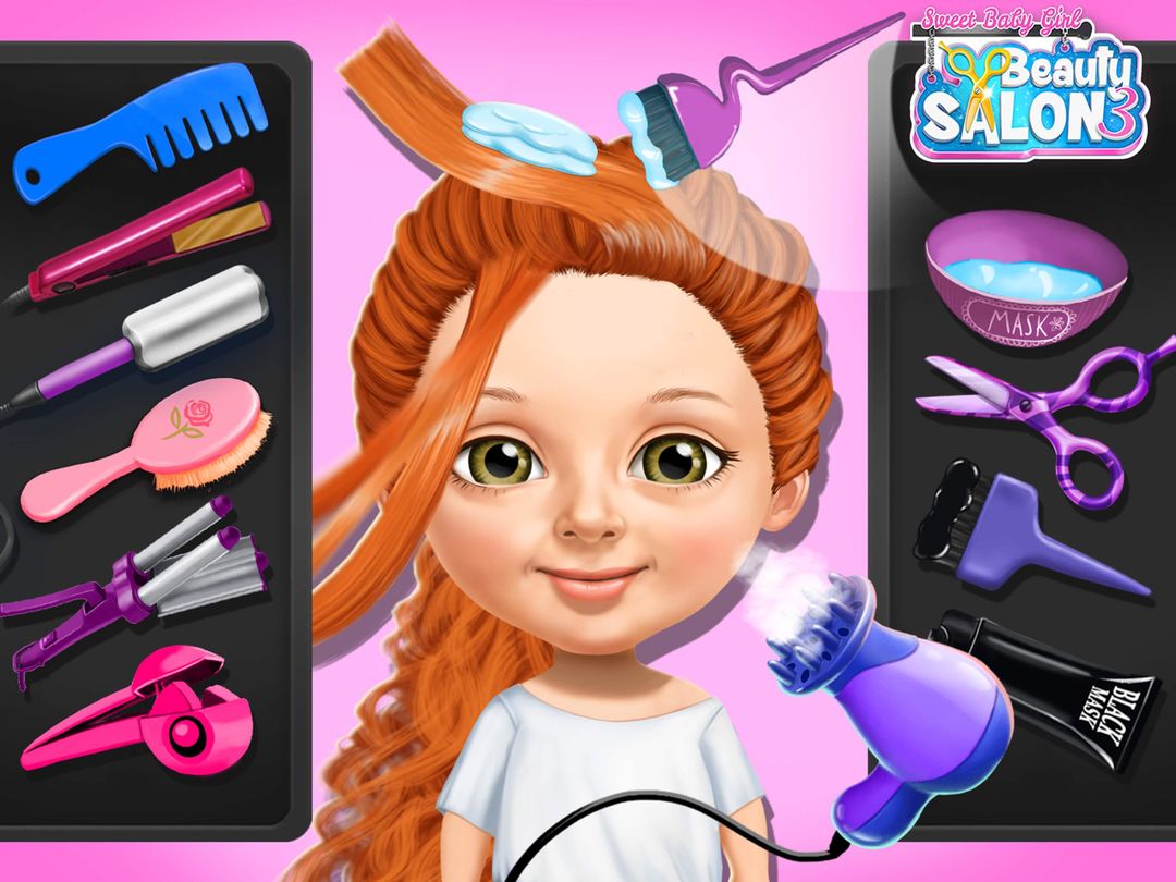 Sweet Baby Girl Beauty Salon 3 게임 스크린 샷