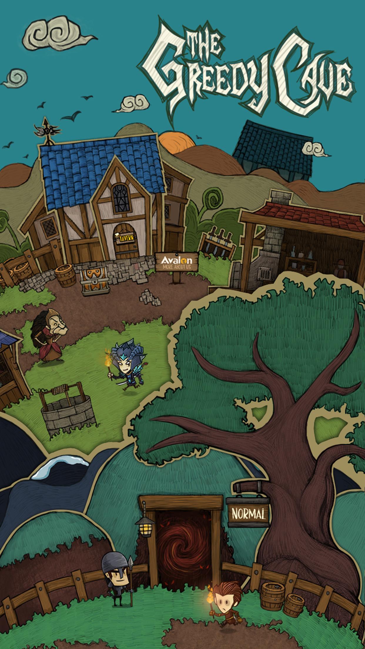 The Greedy Cave ภาพหน้าจอเกม