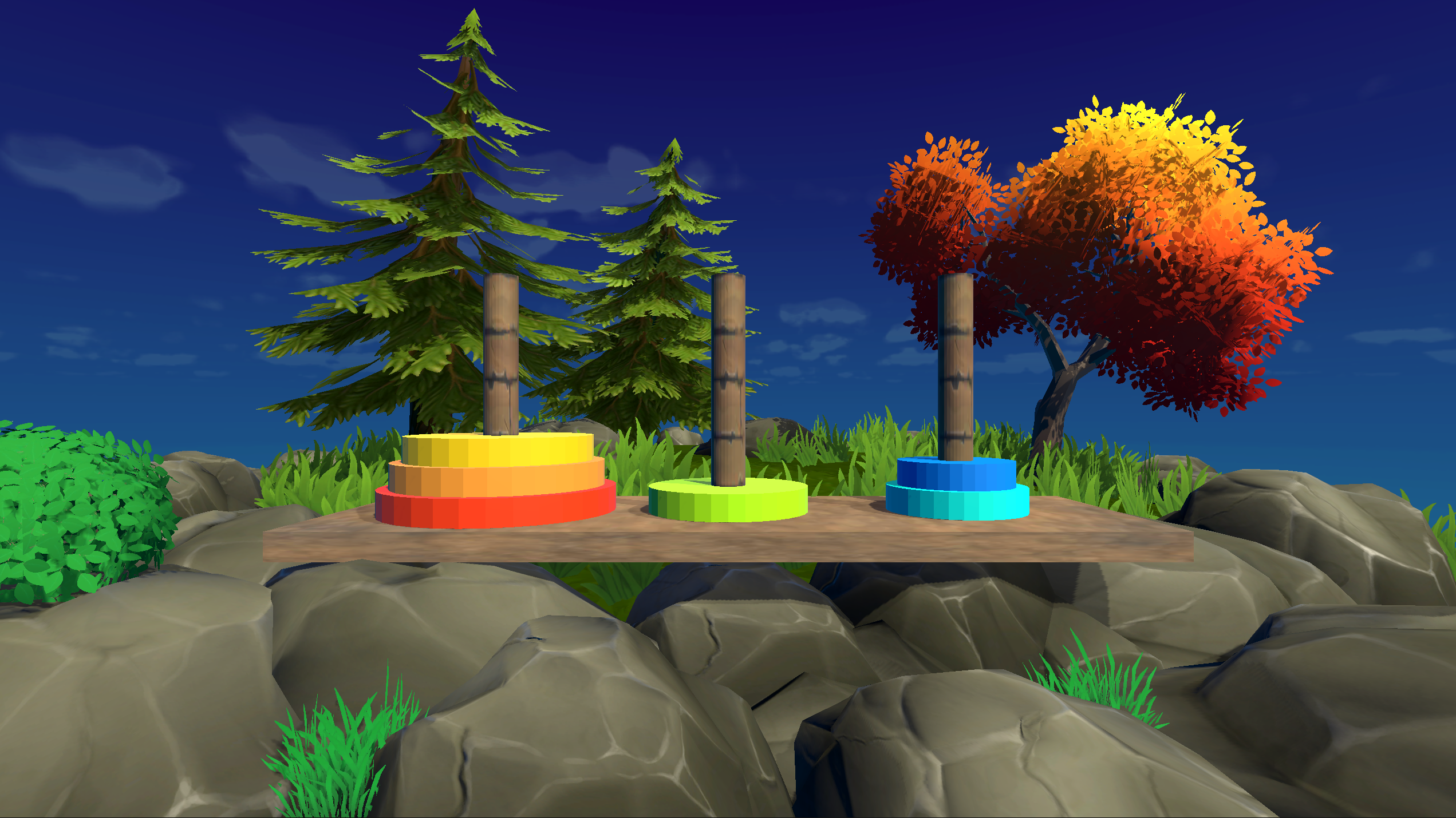 Peaceful Hanoi Game Screenshot