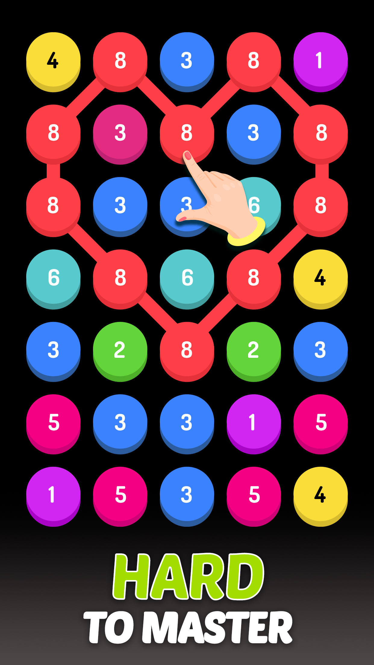 Merge Dots - Number Match Game Game Screenshot