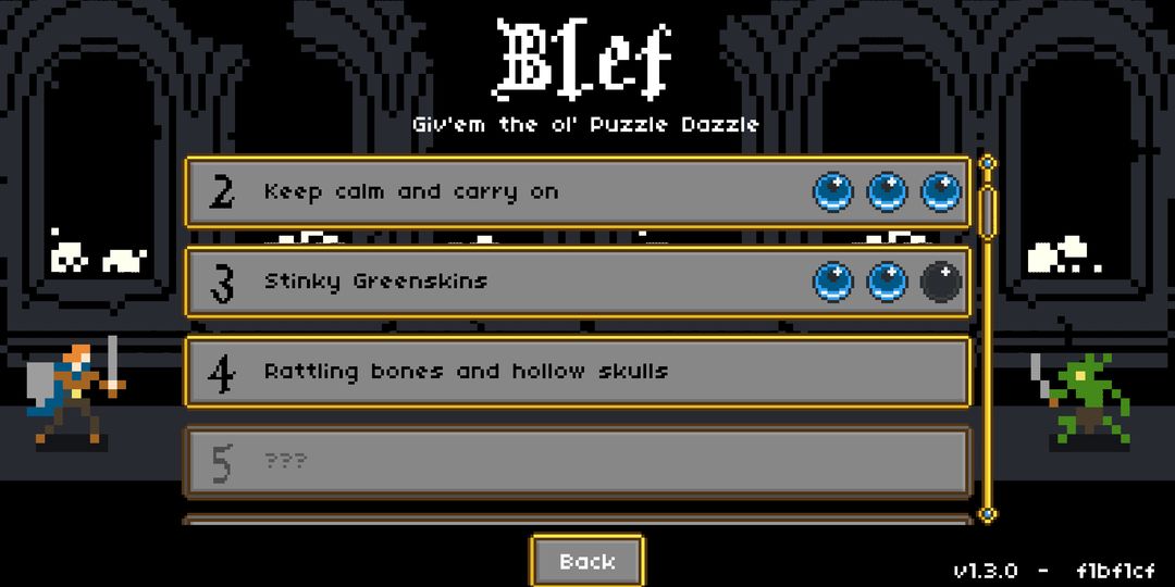 Blef - Puzzle Dungeon ภาพหน้าจอเกม