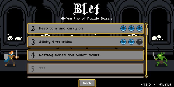Screenshot 1 of Blef - Puzzle Dungeon 1.4.0