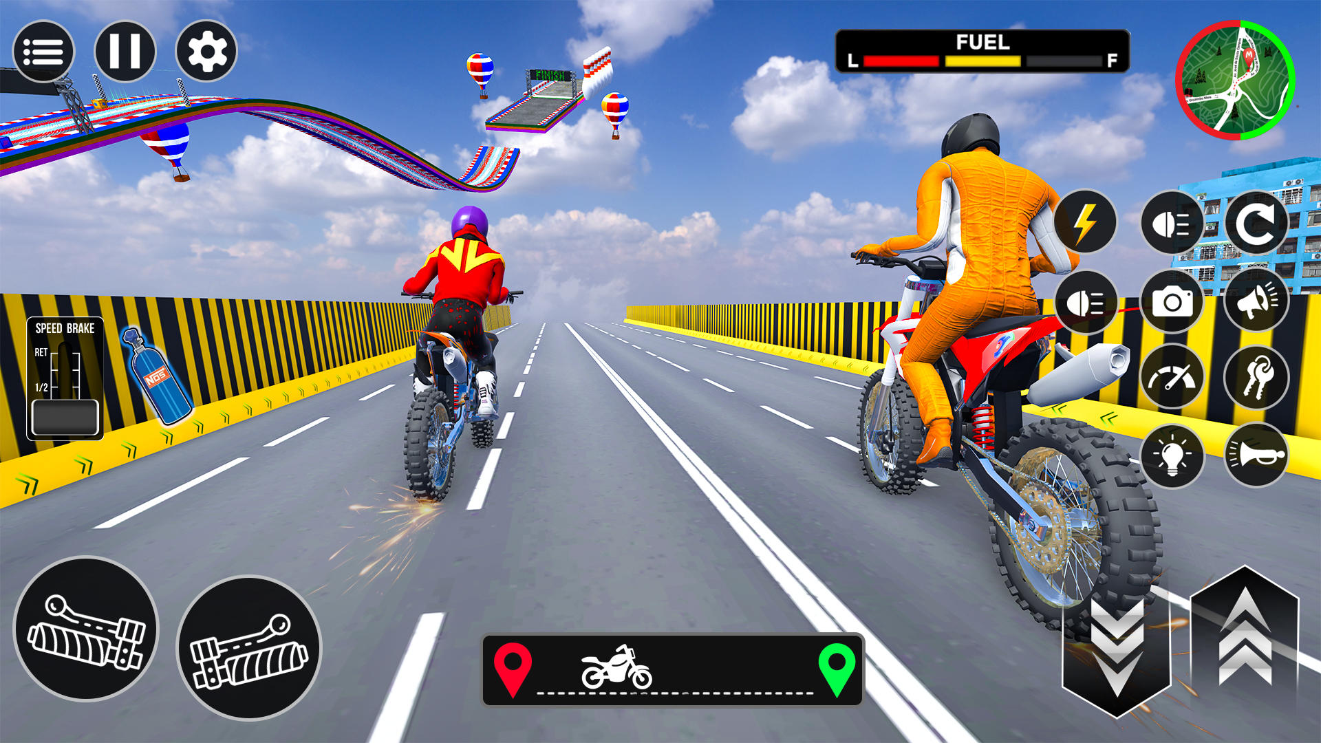 Motox3 Bike Racer Simulation 게임 스크린 샷