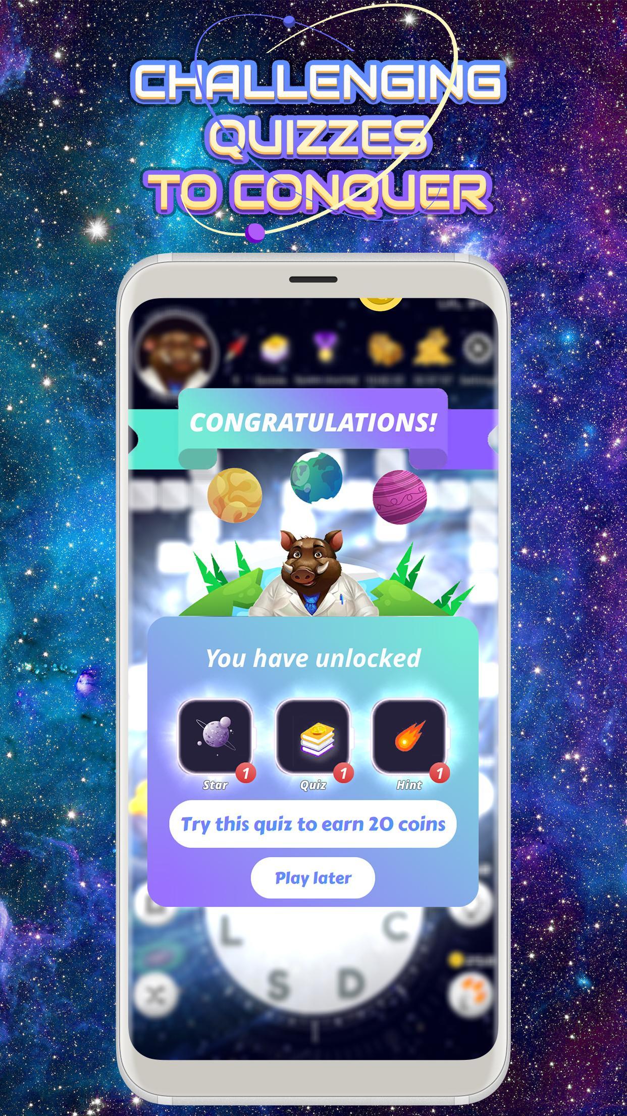 Скриншот игры Word Stellar - Addictive Crossword Puzzle Game