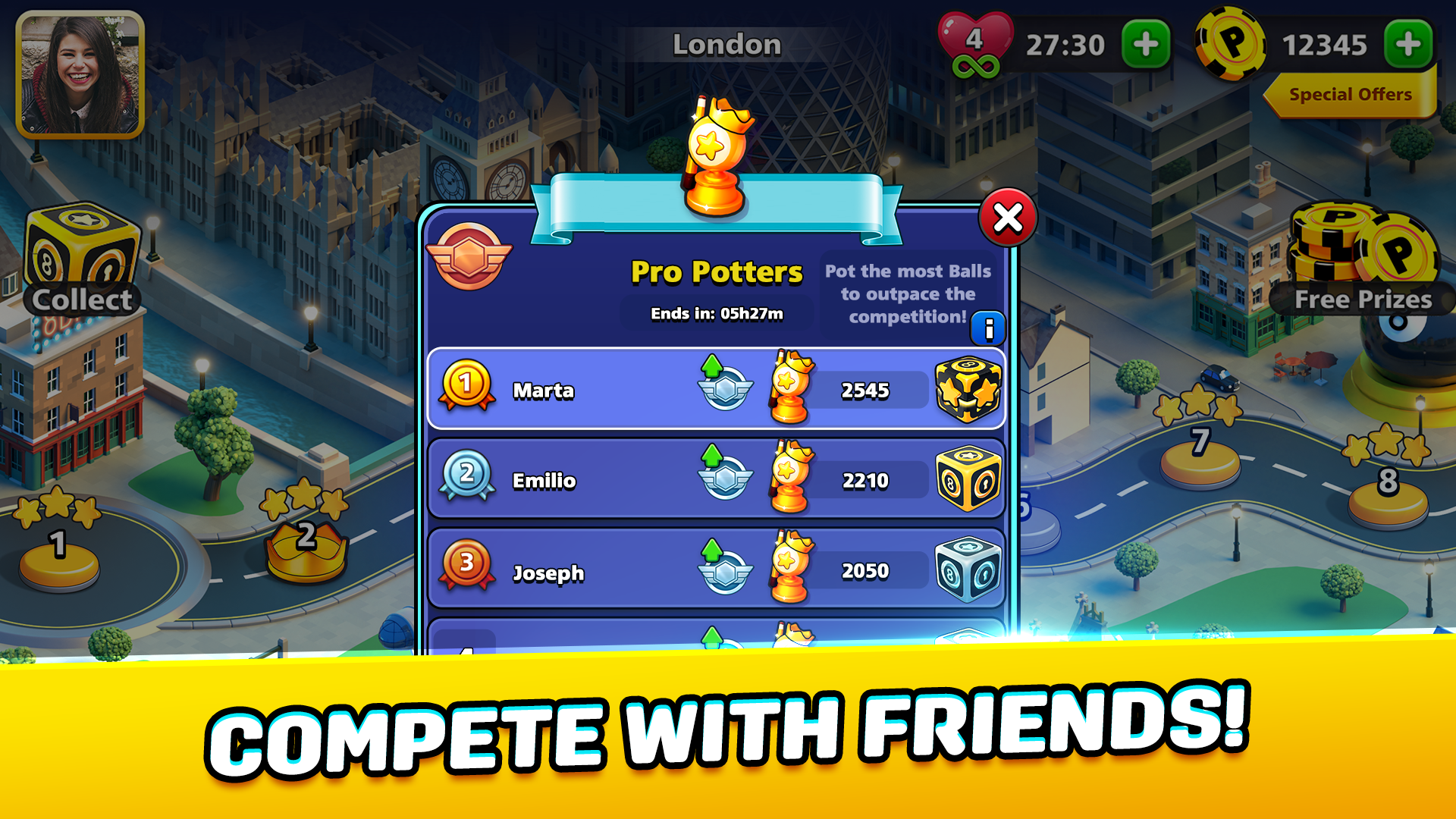 Pool Trickshots Billiard Game Screenshot