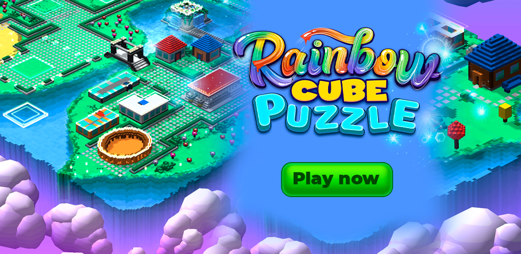 Rainbow Cube Puzzle screenshot