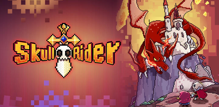 Banner of Skull Rider - Pixel RPG Adventure 