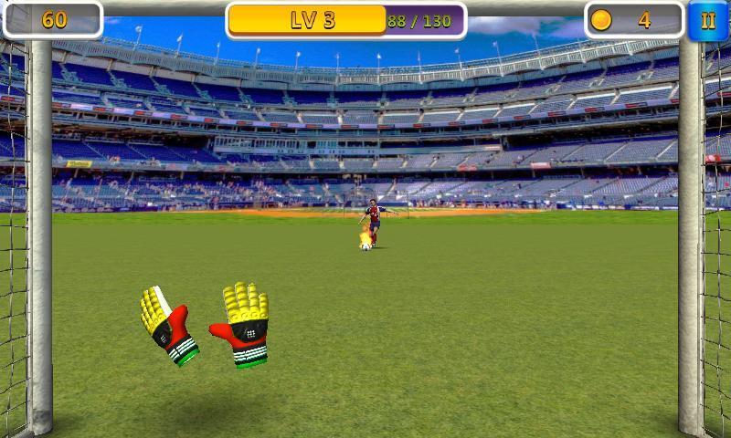 Screenshot of Super Goalkeeper - Soccer Game