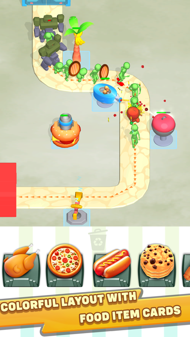 Food TD Game Screenshot