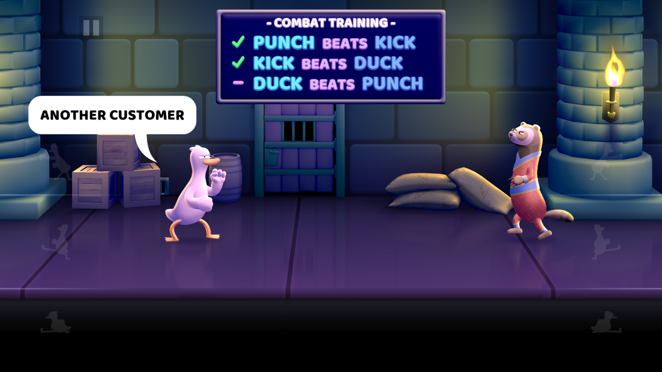 Punch Kick Duck Game Screenshot
