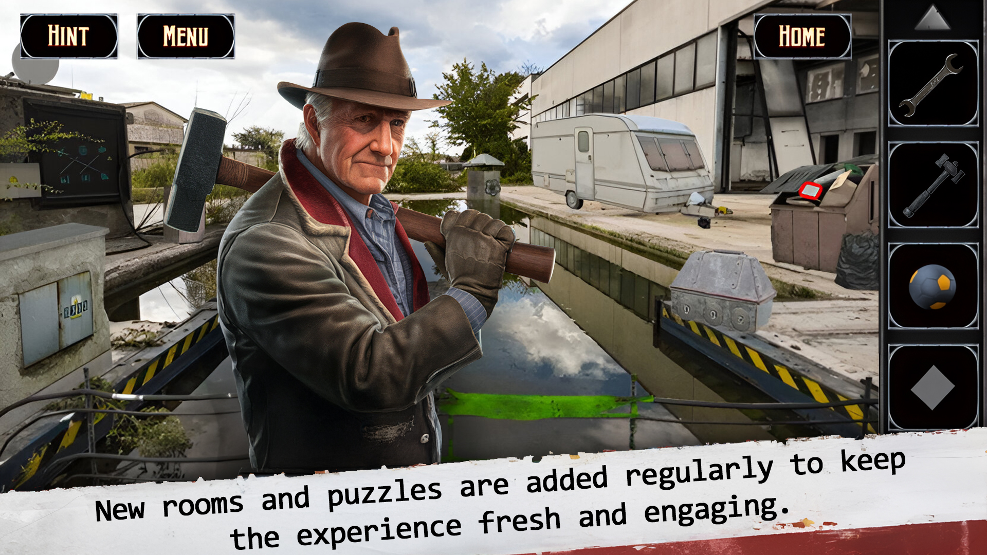 Escape Game Abandoned District ゲームのスクリーンショット