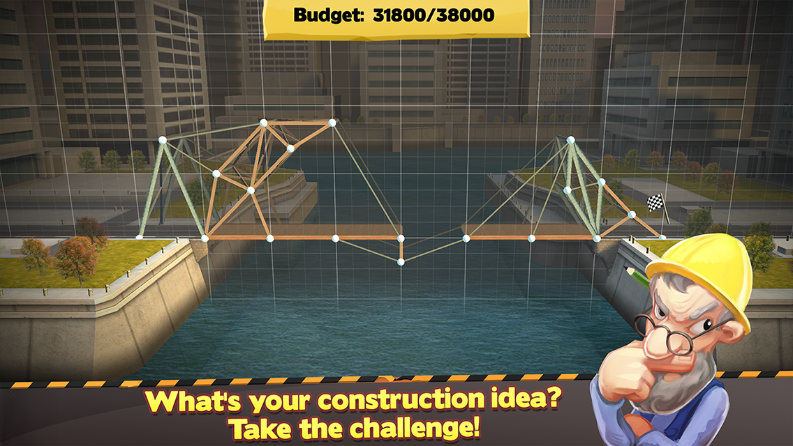 Bridge Constructor Game Screenshot