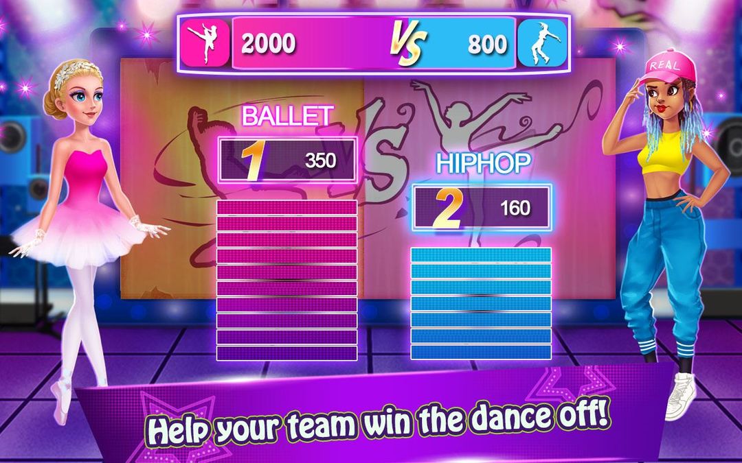 Dance War - Ballet vs Hiphop ภาพหน้าจอเกม