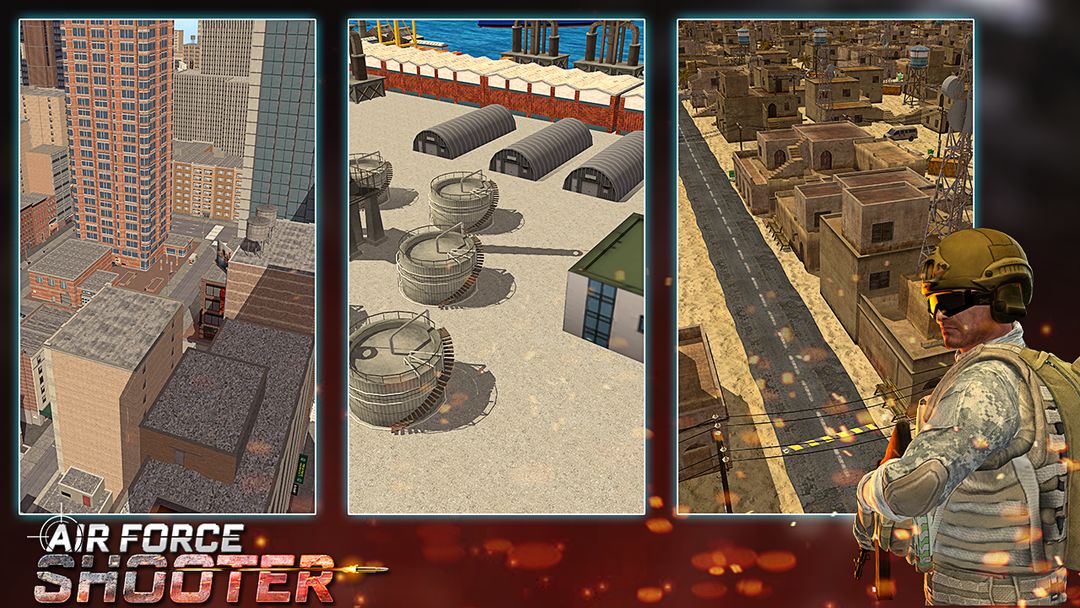 Air Force Shooter 3D screenshot game