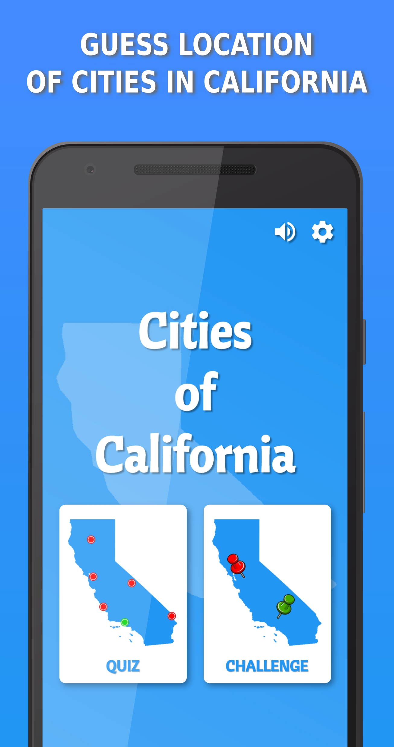 Cities of California ゲームのスクリーンショット