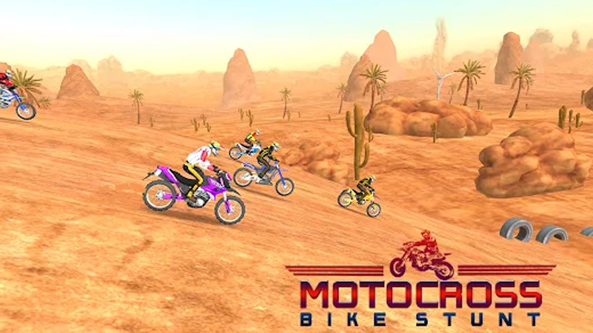 Captura de Tela do Jogo corrida motocross acrobacias