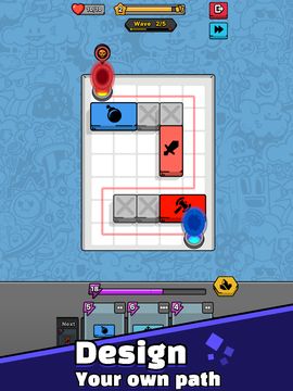 Block Rush: Defense Game Screenshot