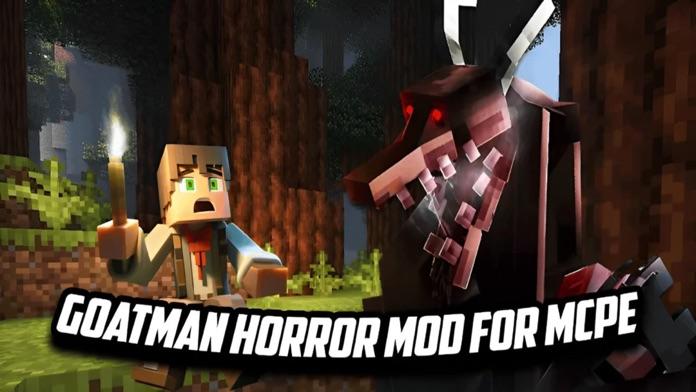 Скриншот игры Goatman Horror Mods for MCPE