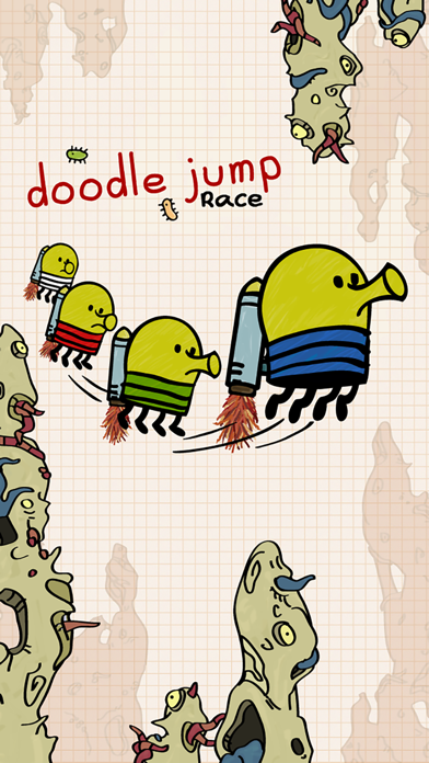 Doodle Jump Race Game Screenshot