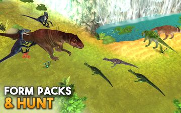 Captura de Tela do Jogo Dino World Online - Hunters 3D