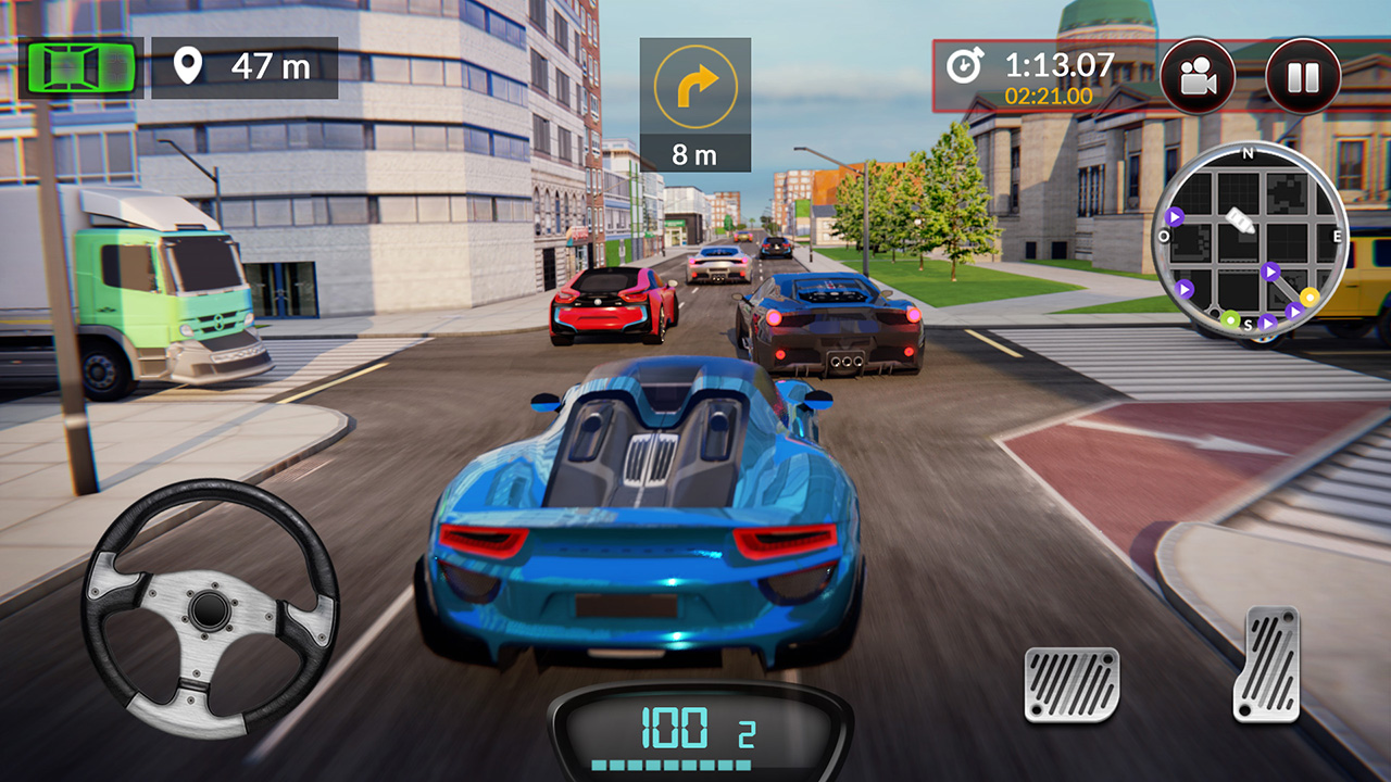 スピードを求めてドライブ ゲームのスクリーンショット