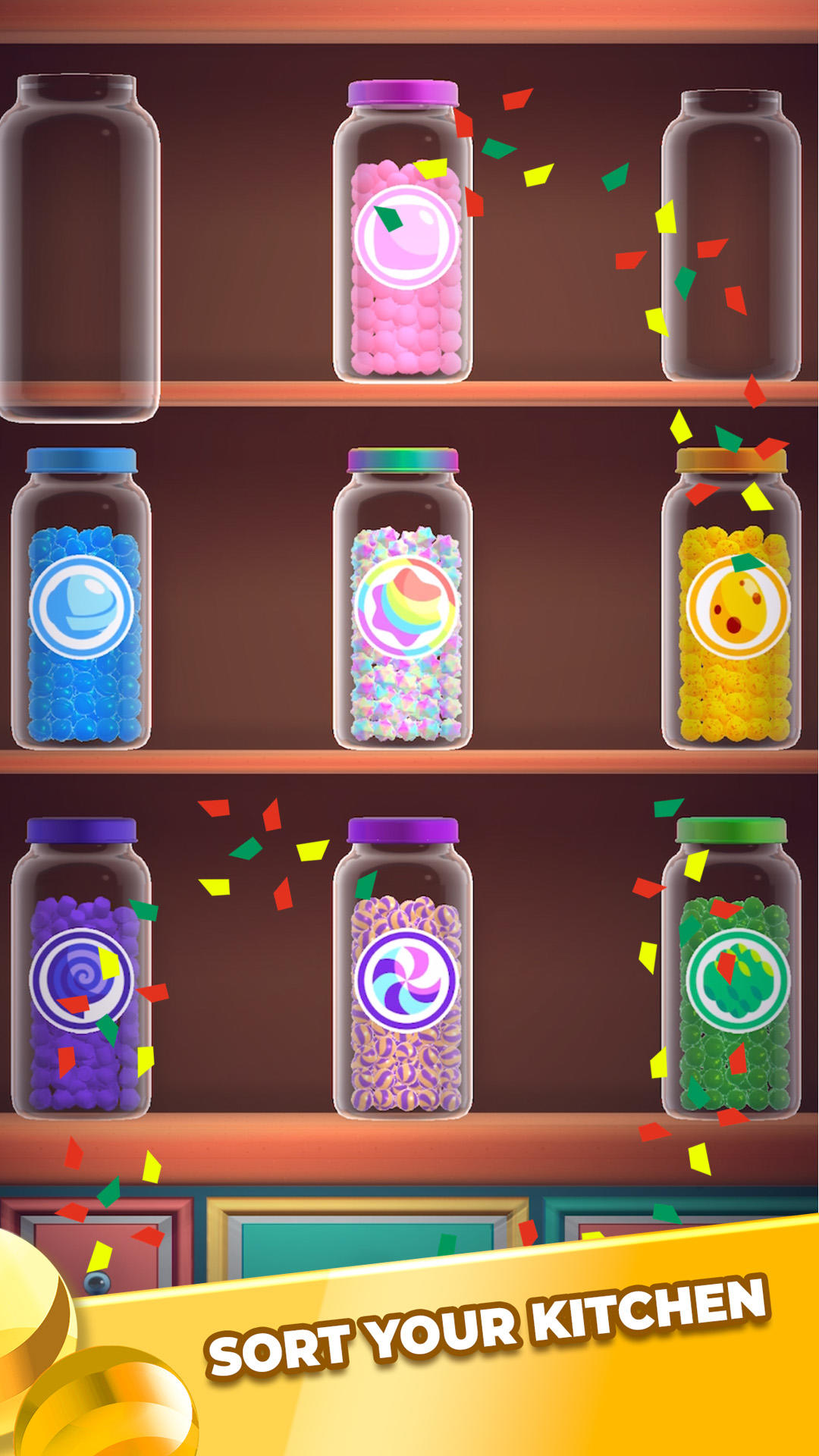 Скриншот игры Kitchen Sort 3D