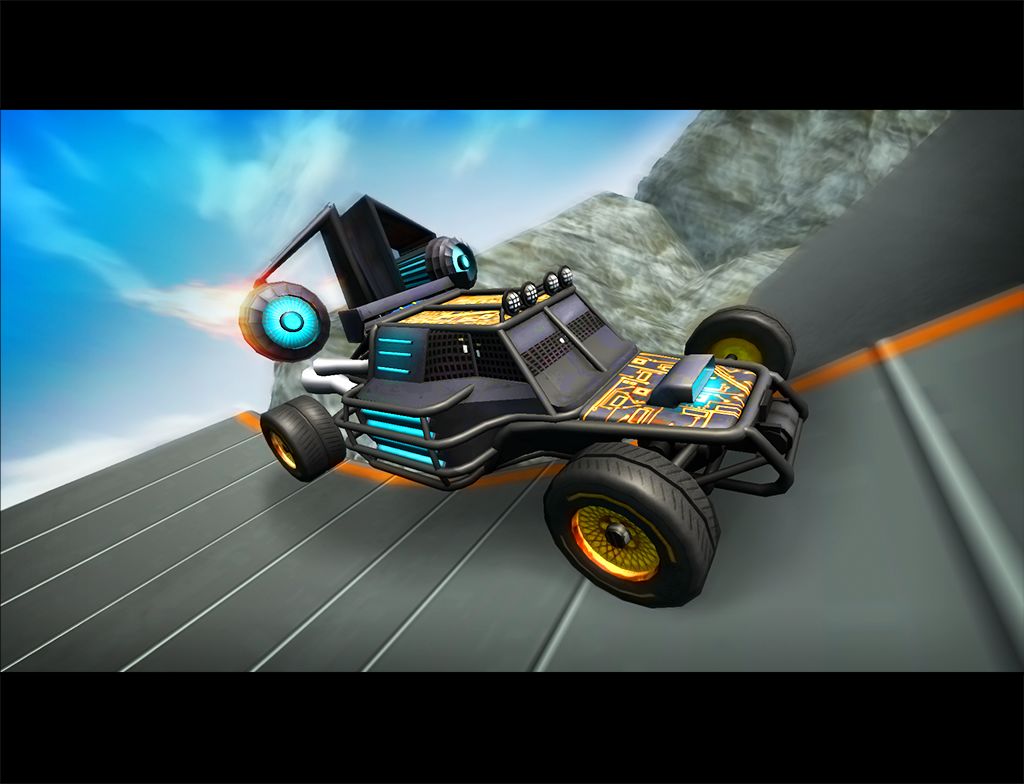 Flying Stunt Car Simulator 3D 게임 스크린 샷