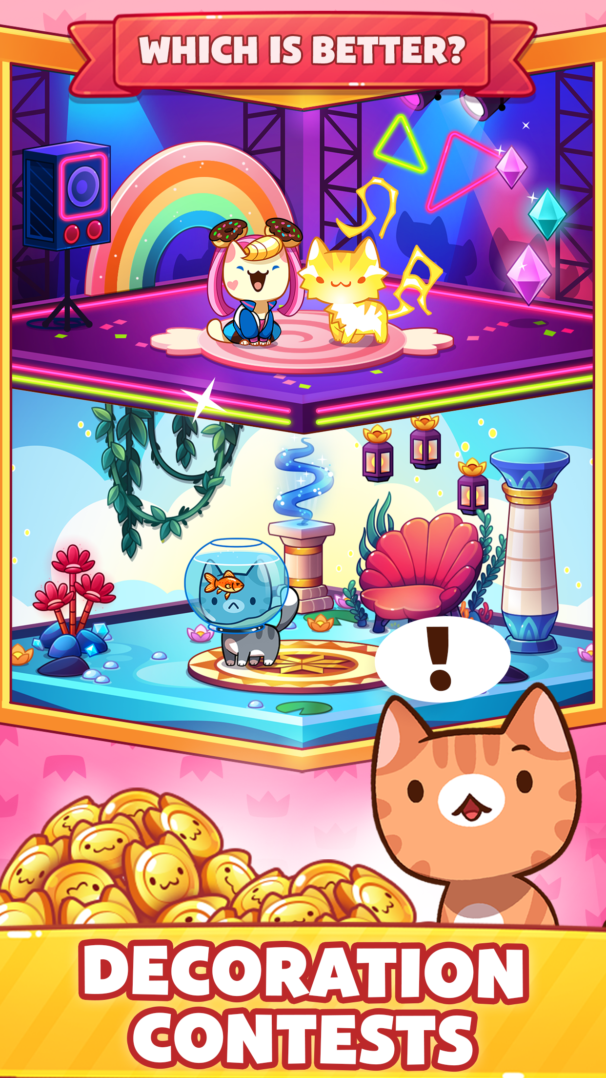 Cat Game - The Cats Collector! Game Screenshot