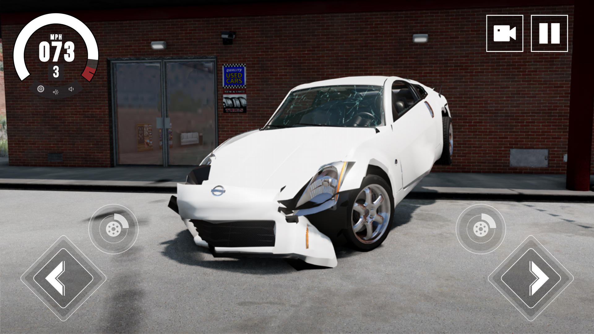 Nissan Z350: Crash Master Game 게임 스크린샷