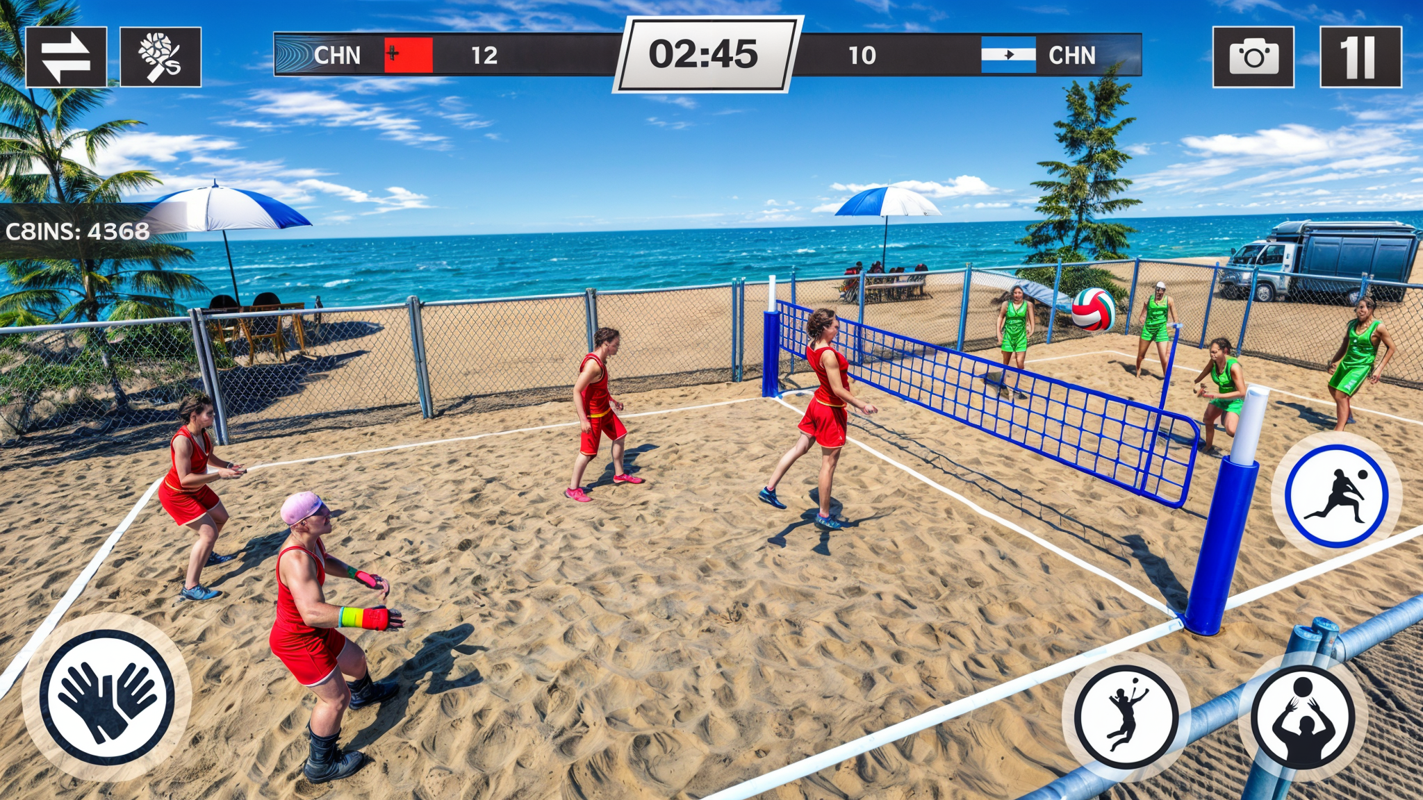 Screenshot of Volleyball Game 3D Sports Game