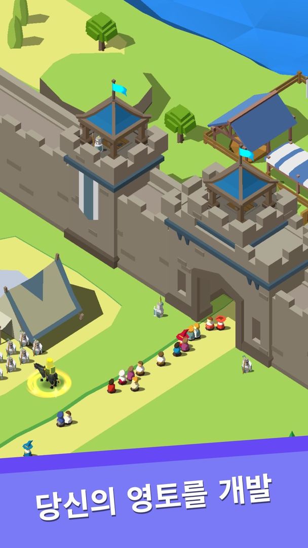 Idle Medieval Town - 타이쿤 게임 스크린 샷