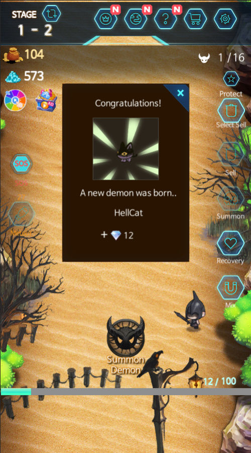 Screenshot of Monster Summoner Master Games