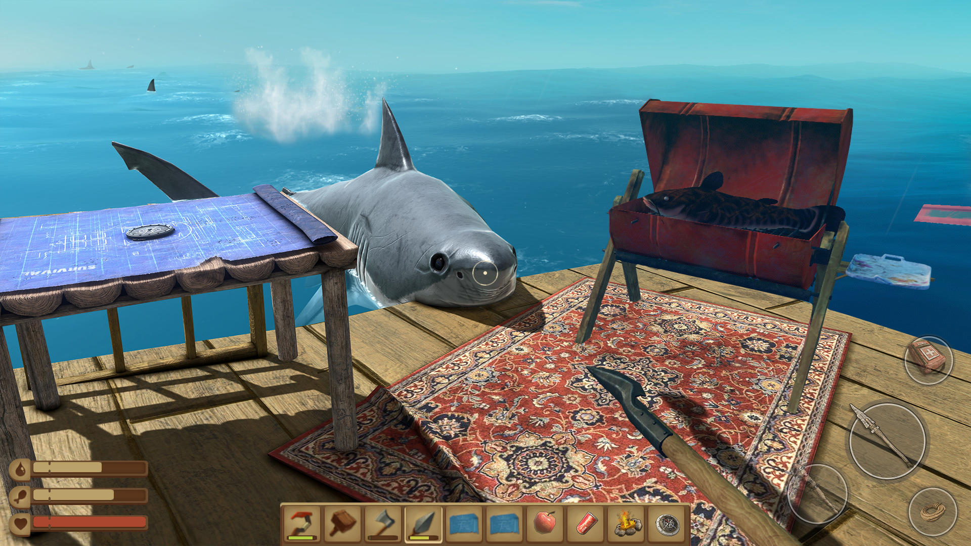 Woodcraft Island Survival Game ภาพหน้าจอเกม