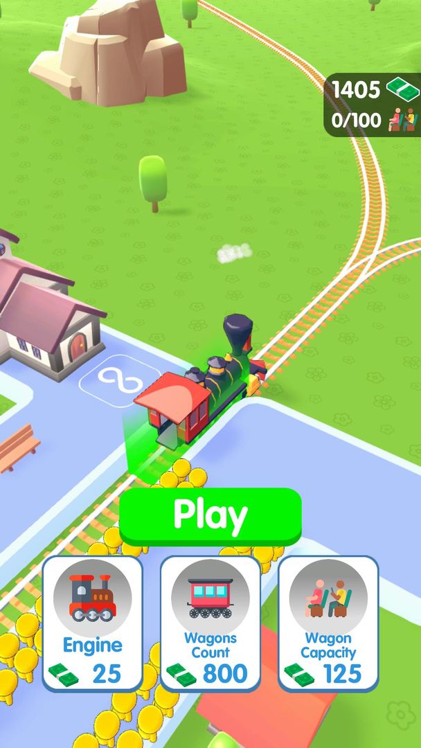 Train Rush 게임 스크린 샷