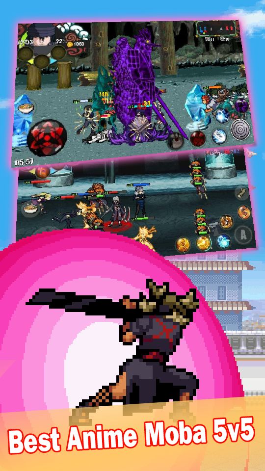 Screenshot of League of Ninja: Moba Battle