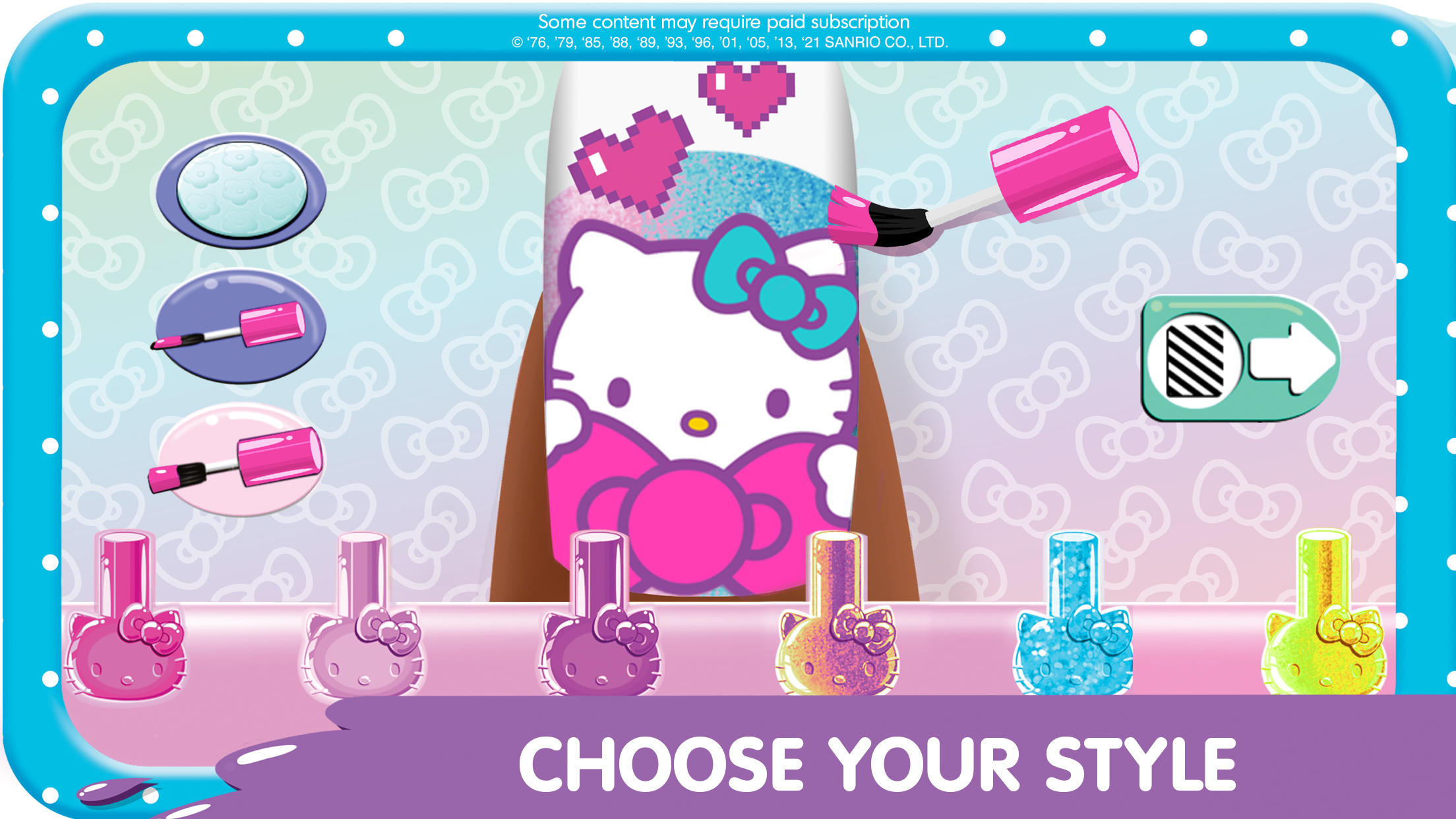 Hello Kitty Nail Salon Game Screenshot