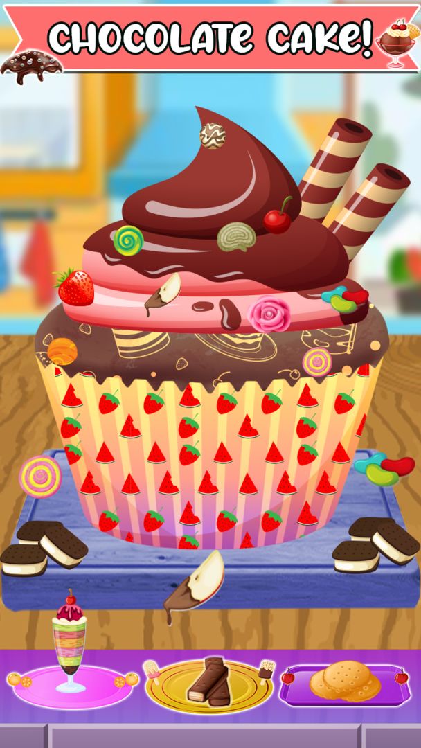 Screenshot of School Kids Christmas Cupcakes