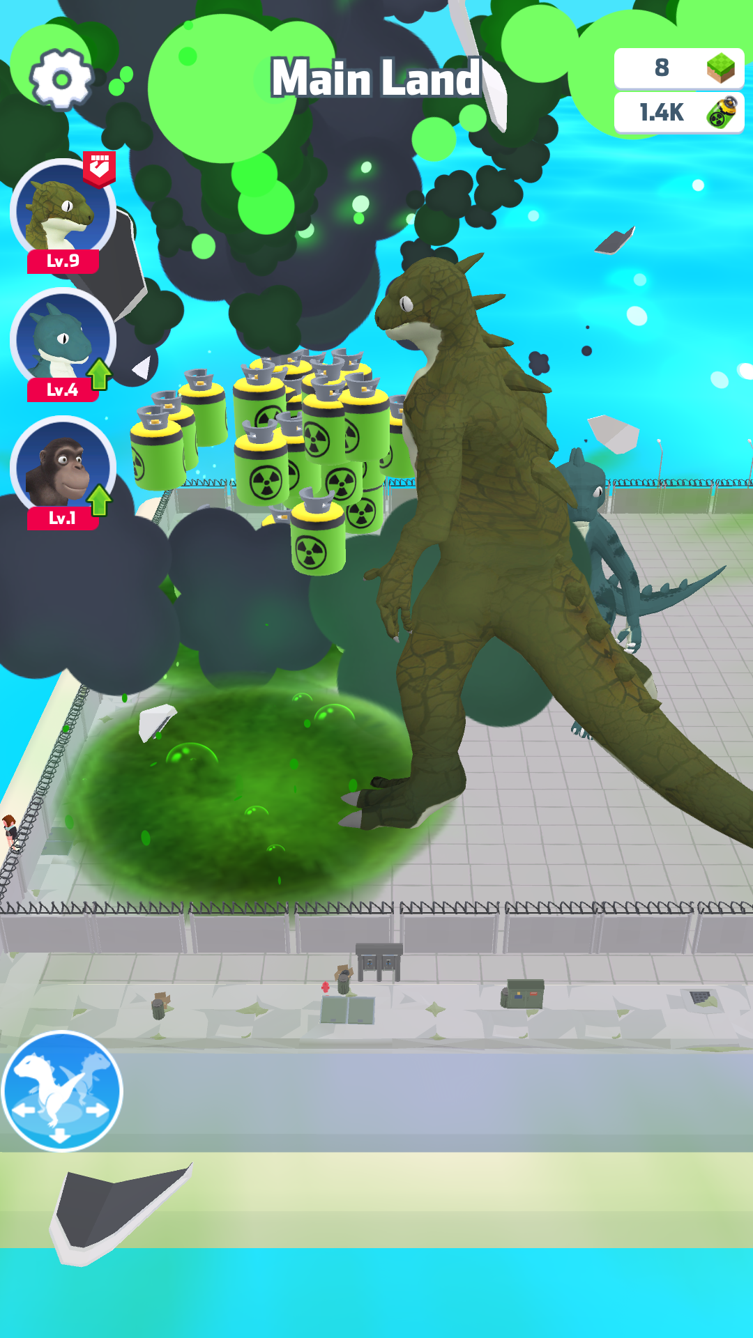 Screenshot of Kaiju Raid