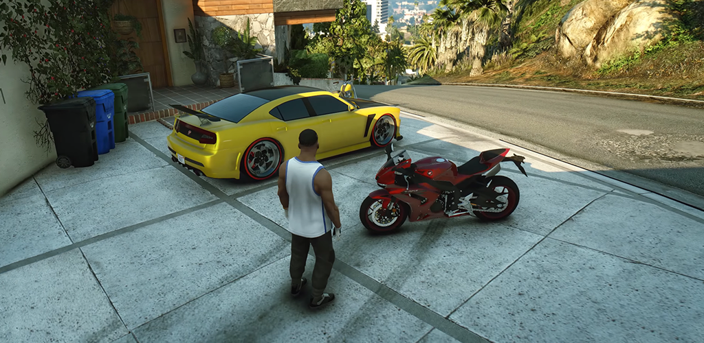 Banner of Gangster Games Crime Simulator 