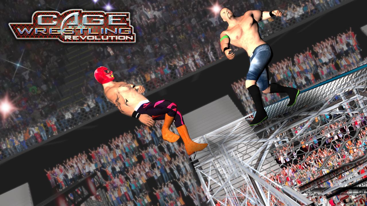 Wrestling Cage Revolution : Wrestling Games Game Screenshot