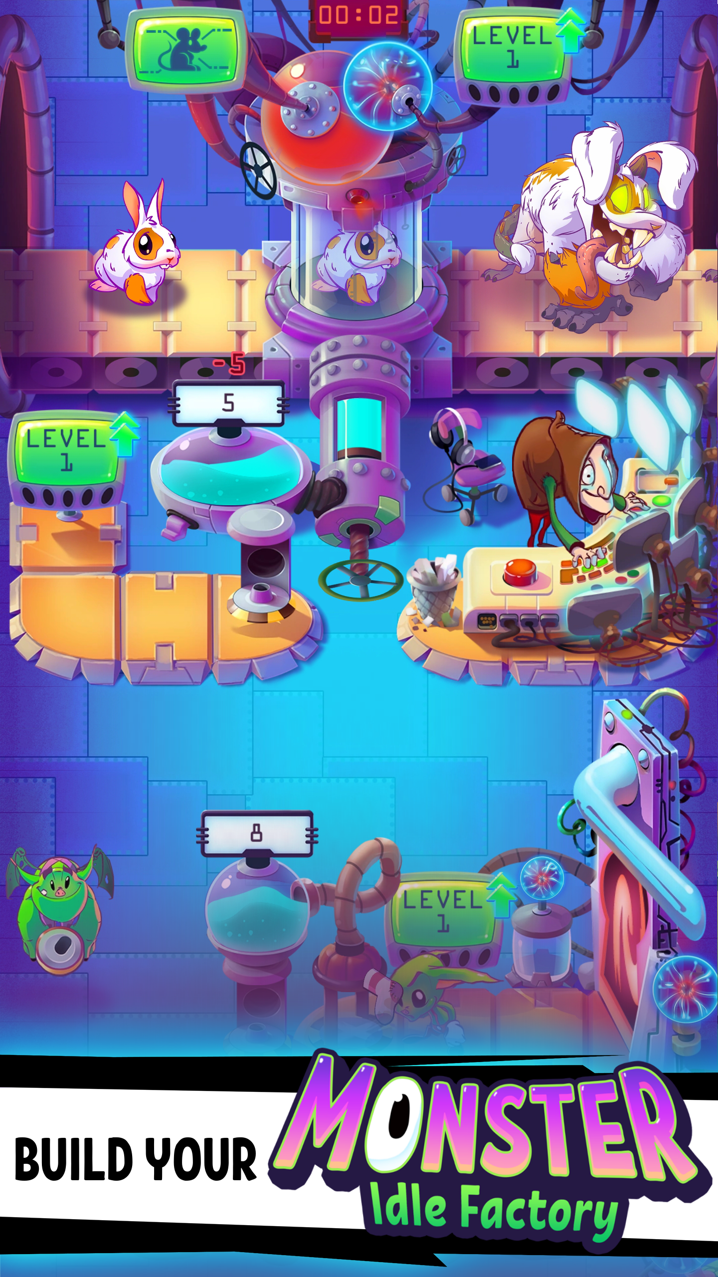 Screenshot of Monster Idle Factory