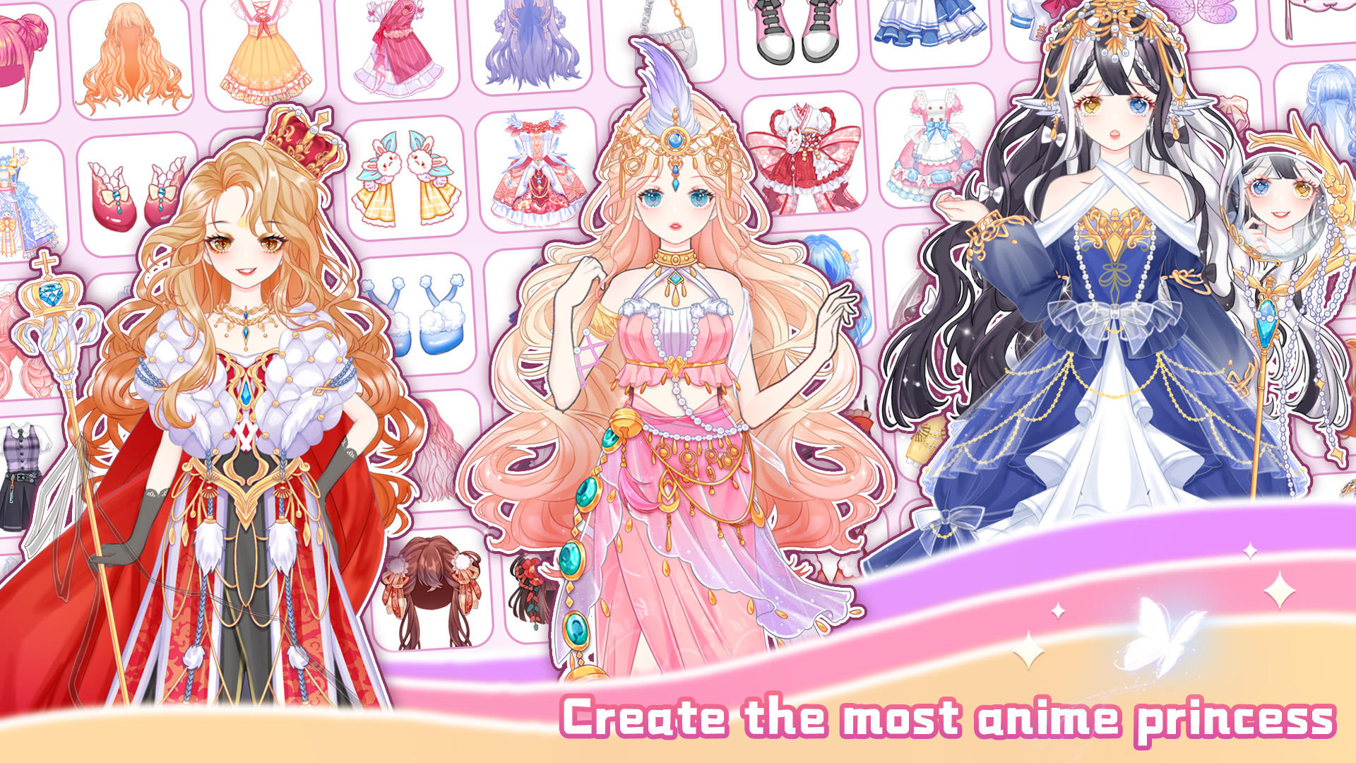 Anime Princess 2：Dress Up Game Game Screenshot