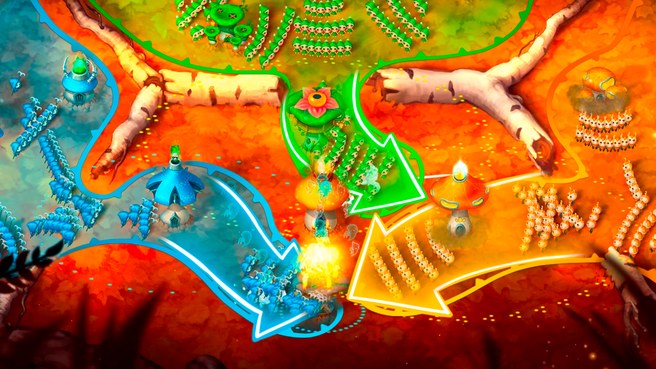Mushroom Wars 2: RTS Strategy Game Screenshot