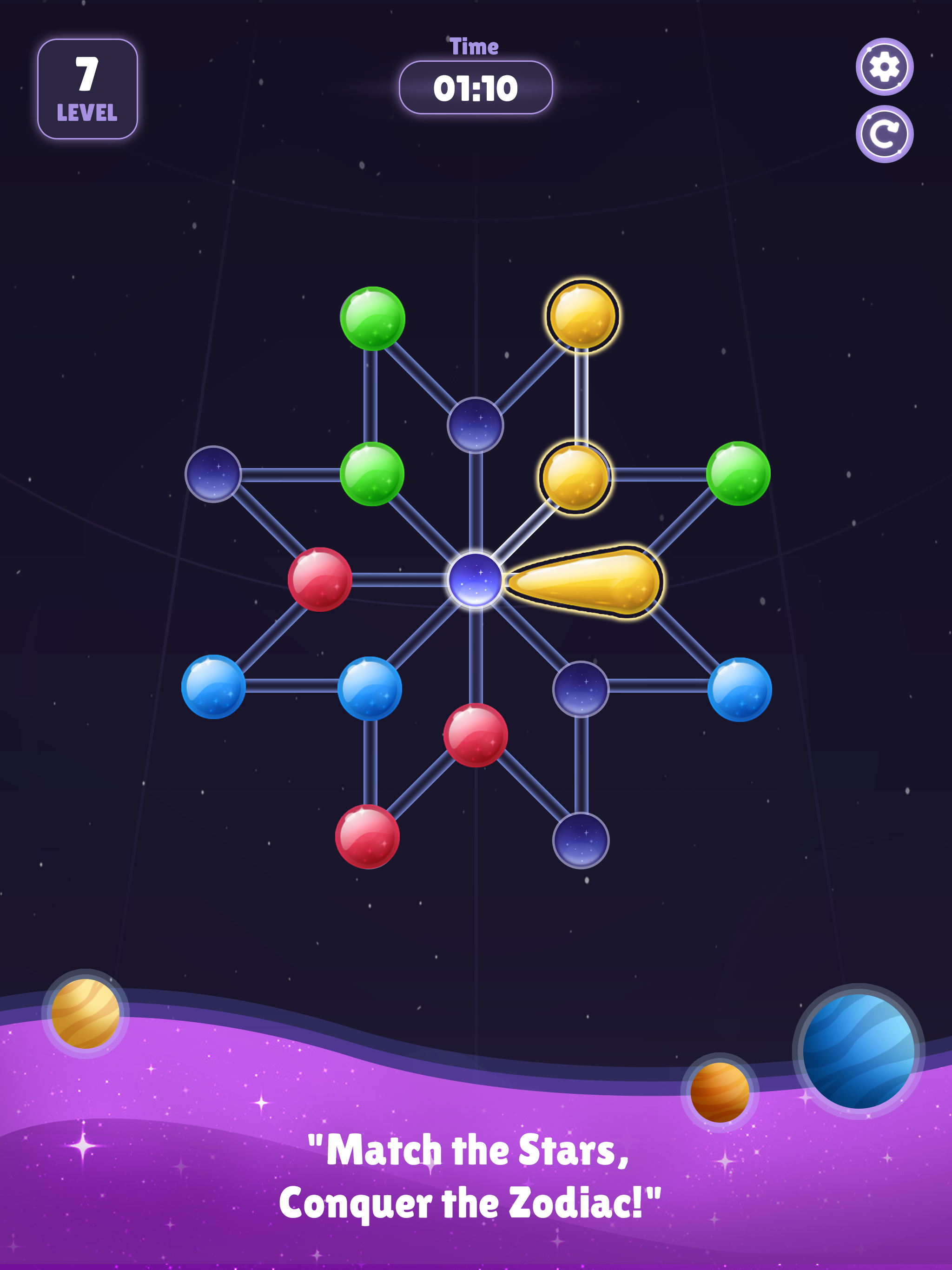 Jelly Dots: Flow Puzzles Game Screenshot