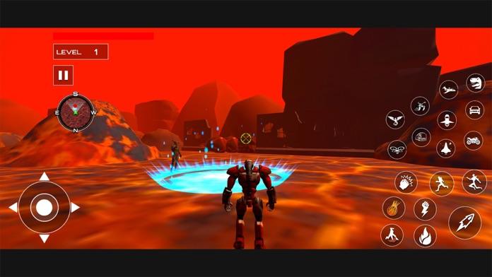 Real Robot Car Transform Game Game Screenshot