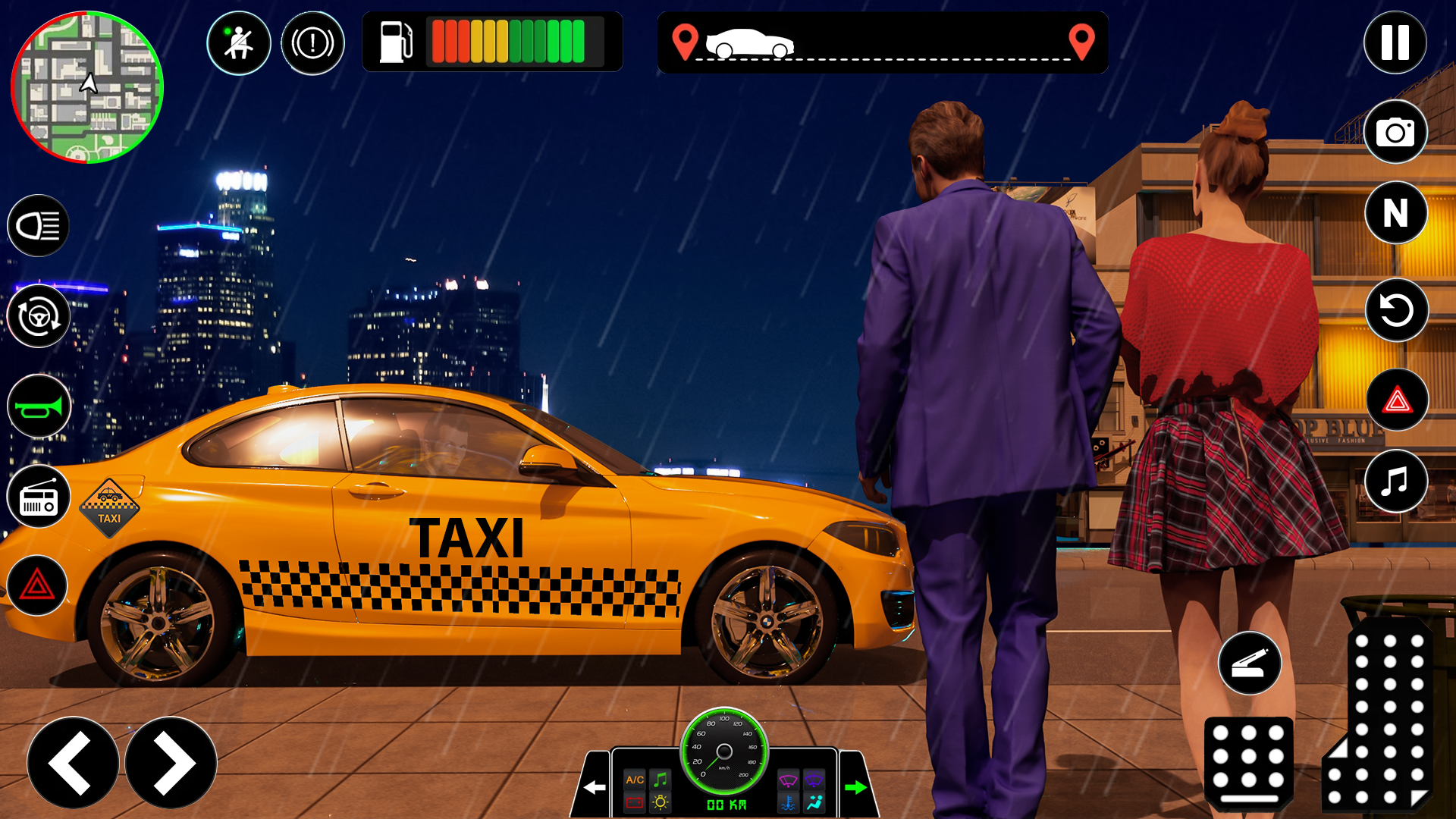 택시 시뮬레이터: 택시 자동차 게임 게임 스크린 샷