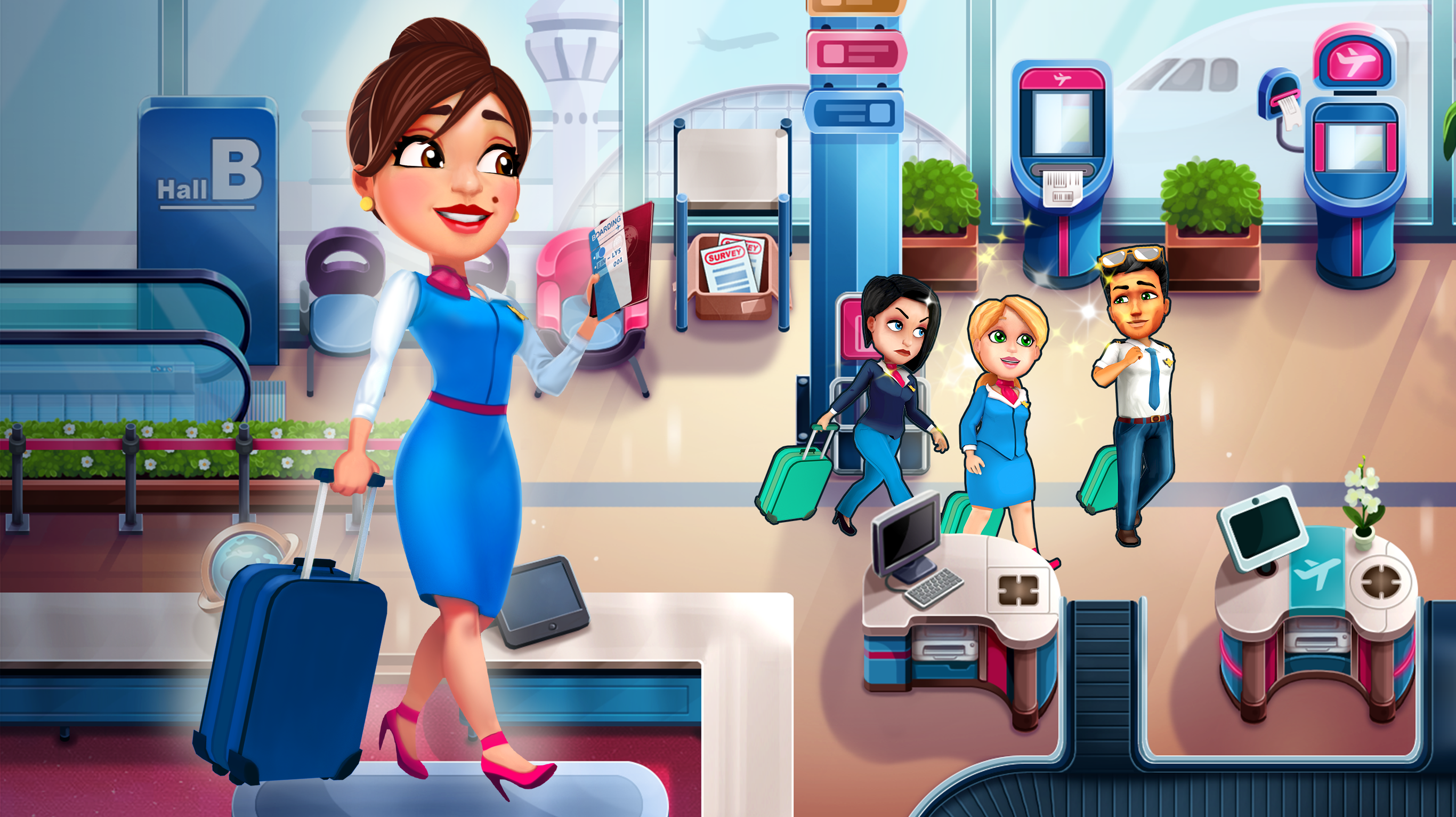 Cuplikan Layar Game Amber's Airline - High Hopes