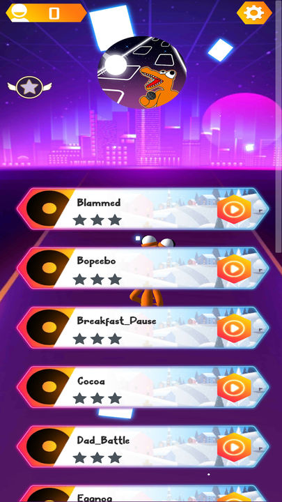 Hop Tiles FNF Rainbow test Mod Game Screenshot